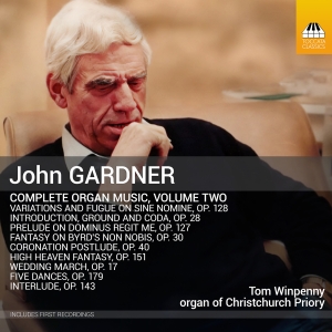 John Gardner - Complete Organ Music, Vol. 2 in the group CD / Upcoming releases / Classical at Bengans Skivbutik AB (5584286)