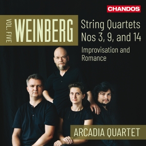 Mieczyslaw Weinberg - String Quartets, Vol. 5 in the group CD / Upcoming releases / Classical at Bengans Skivbutik AB (5584304)