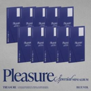 Treasure - Pleasure (Blue Ver.) (Random Ver.) in the group CD / Upcoming releases / K-Pop at Bengans Skivbutik AB (5584643)