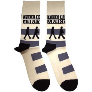 Beatles - Abbey Road Crossing Uni Natrl Socks (Size 40-44) in the group MERCHANDISE / Merch / Pop-Rock at Bengans Skivbutik AB (5586270)