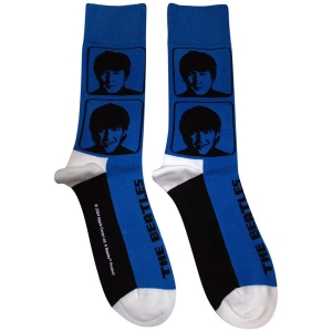 Beatles - Beatles A Hard Days Night Headshots Uni Blue Socks (Size 40-44) in the group MERCHANDISE / Merch / Pop-Rock at Bengans Skivbutik AB (5586271)