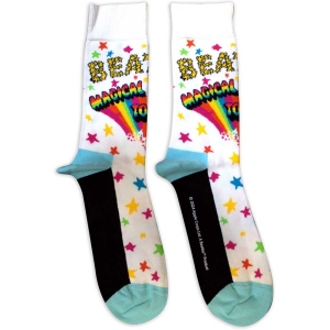 Beatles - Beatles Magical Mystery Tour Uni Wht Socks (Size 40-44) in the group MERCHANDISE / Merch / Pop-Rock at Bengans Skivbutik AB (5586272)