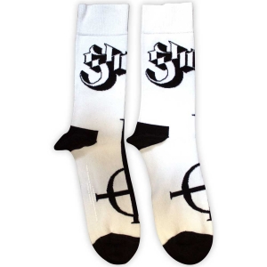 Ghost - Symbol Mono Uni Wht Socks (Size 40-44) in the group MERCHANDISE / Merch / Hårdrock at Bengans Skivbutik AB (5586281)