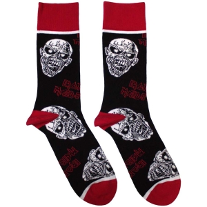 Iron Maiden - Eddie Skulls Uni Bl Socks (Size 40-44) in the group MERCHANDISE / Merch / Hårdrock at Bengans Skivbutik AB (5586287)