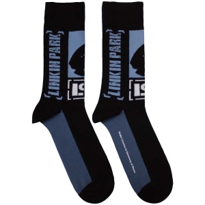 Linkin Park - Crouching Uni Bl Socks (Size 40-44) in the group MERCHANDISE / Merch / Hårdrock at Bengans Skivbutik AB (5586289)