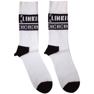 Linkin Park - Lp Repeat Uni Wht Socks (Size 40-44) in the group MERCHANDISE / Merch / Hårdrock at Bengans Skivbutik AB (5586290)