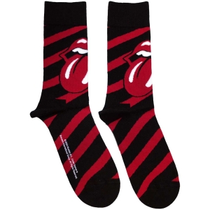 Rolling Stones - Stripes Uni Bl Socks (Size 40-44) in the group MERCHANDISE / Merch / Pop-Rock at Bengans Skivbutik AB (5586302)