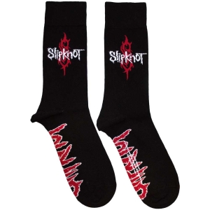 Slipknot  - Tour 22 Uni Bl Socks (Size 40-44) in the group MERCHANDISE / Merch / Hårdrock at Bengans Skivbutik AB (5586303)