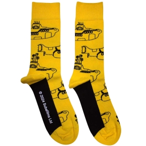 Beatles - Yellowsubmarine Sub Outline Repeat Uni Yell Socks (Size 40-44) in the group MERCHANDISE / Merch / Pop-Rock at Bengans Skivbutik AB (5586304)