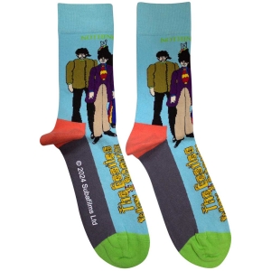 Beatles - Yellowsubmarine Sub & Band Uni Lht Blue Socks (Size 40-44) in the group MERCHANDISE / Merch / Pop-Rock at Bengans Skivbutik AB (5586305)