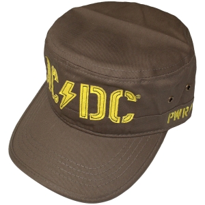 Ac/Dc - Pwr Up & Stencil Logo Military Green Military Cap in the group MERCHANDISE / Merch / Hårdrock at Bengans Skivbutik AB (5586318)