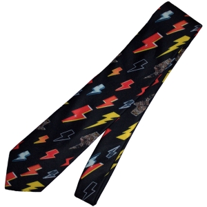 Ac/Dc - Lightning Bolts Neck Tie in the group MERCHANDISE / Merch / Hårdrock at Bengans Skivbutik AB (5586322)