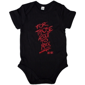 Ac/Dc - For Those About To Rock Toddler Bl Babygrow in the group MERCHANDISE / Merch / Hårdrock at Bengans Skivbutik AB (5586325r)