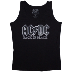 Ac/Dc - Back In Black Lady Bl Tank Top in the group MERCHANDISE / T-shirt / Hårdrock at Bengans Skivbutik AB (5586328r)