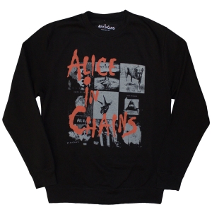 Alice In Chains - Albums Montage Uni Bl Sweatshirt in the group MERCHANDISE / T-shirt / Pop-Rock at Bengans Skivbutik AB (5586333r)