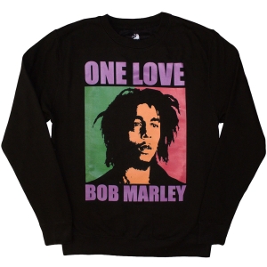 Bob Marley - One Love Uni Bl Sweatshirt in the group MERCHANDISE / Hoodies / Reggae at Bengans Skivbutik AB (5586334r)