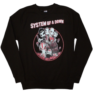 System Of A Down - Mushroom People Uni Bl Sweatshirt in the group MERCHANDISE / Hoodies / Hårdrock at Bengans Skivbutik AB (5586338r)