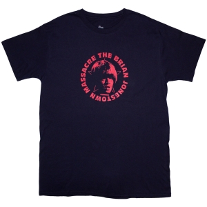 Brian Jonestown Massacre - Logo Uni Navy T-Shirt in the group MERCHANDISE / T-shirt / Nyheter / Pop-Rock at Bengans Skivbutik AB (5586393r)