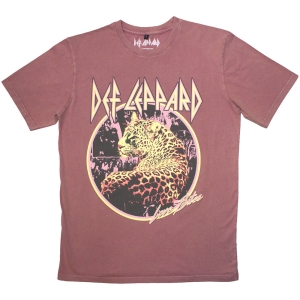 Def Leppard - Love Bites Stone Wash Uni Kashmir Red T-Shirt in the group MERCHANDISE / T-shirt / Hårdrock at Bengans Skivbutik AB (5586752r)