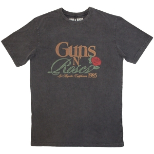 Guns N Roses - California 1985 Stone Wash Uni Char T-Shirt in the group MERCHANDISE / T-shirt / Hårdrock at Bengans Skivbutik AB (5586766r)