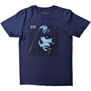 Joni Mitchell - Blue  Uni Navy T-Shirt in the group MERCHANDISE / T-shirt / Pop-Rock at Bengans Skivbutik AB (5586769r)