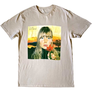 Joni Mitchell - Clouds Uni Sand T-Shirt in the group MERCHANDISE / T-shirt / Pop-Rock at Bengans Skivbutik AB (5586770r)