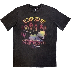 Pink Floyd - Japan Poster Stone Wash Uni Char T-Shirt in the group MERCHANDISE / T-shirt / Pop-Rock at Bengans Skivbutik AB (5586780r)