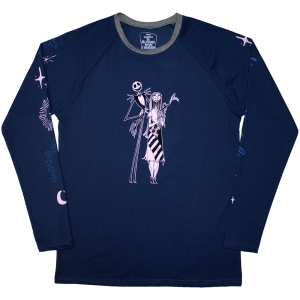 The Nightmare Before Christmas - Celestrial Uni Navy Longsleeve in the group MERCHANDISE / T-shirt / Film-Musikal at Bengans Skivbutik AB (5586793r)