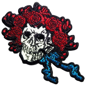 Grateful Dead - Bertha Skull Small Woven Patch in the group MERCHANDISE / Merch / Pop-Rock at Bengans Skivbutik AB (5587231)