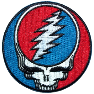 Grateful Dead - Steal Your Face Classic Woven Patch in the group MERCHANDISE / Merch / Pop-Rock at Bengans Skivbutik AB (5587233)