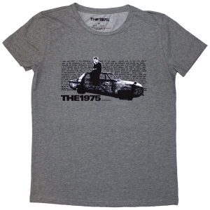 The 1975 - Car Photo Lady Grey T-Shirt in the group MERCHANDISE / T-shirt / Pop-Rock at Bengans Skivbutik AB (5587242r)