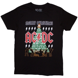 Ac/Dc - Merry Christmas Uni Bl T-Shirt in the group MERCHANDISE / T-shirt / Hårdrock at Bengans Skivbutik AB (5587244r)