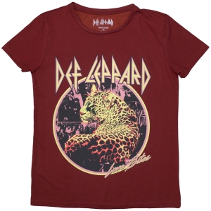 Def Leppard - Love Bites Lady Red T-Shirt in the group MERCHANDISE / T-shirt / Hårdrock at Bengans Skivbutik AB (5587259r)