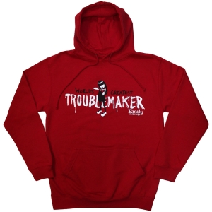 Emily The Strange - Troublemaker Uni Red Hoodie in the group MERCHANDISE / Hoodies / TV-serie at Bengans Skivbutik AB (5587262r)