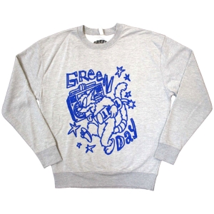 Green Day - Cat Blaster Uni Grey Sweatshirt in the group MERCHANDISE / Hoodies / Punk at Bengans Skivbutik AB (5587270r)