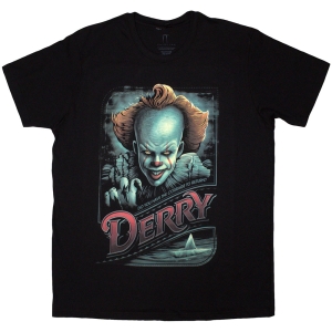 It - Pennywise Derry Uni Bl T-Shirt in the group MERCHANDISE / T-shirt / Film-Musikal at Bengans Skivbutik AB (5587278r)