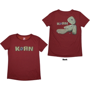 Korn - Doll Issues Lady Red T-Shirt in the group MERCHANDISE / T-shirt / Hårdrock at Bengans Skivbutik AB (5587281r)