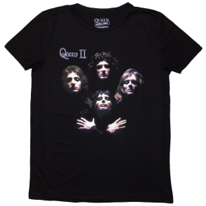 Queen - Bo Rhap Classic Lady Bl T-Shirt in the group MERCHANDISE / T-shirt / Pop-Rock at Bengans Skivbutik AB (5587299r)