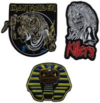 Iron Maiden - Patch 3 Set (Killers, Powerslave, N in the group MERCHANDISE / Accessoarer / Kommande / Hårdrock at Bengans Skivbutik AB (5588096)