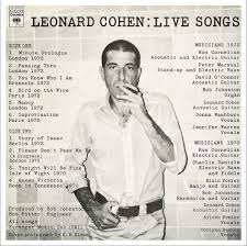 Cohen Leonard - Split Seams/Vikt Hörn Leonard Cohen: Live Songs in the group OTHER / -Start Split at Bengans Skivbutik AB (5588463)