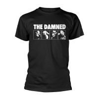 Damned The - T/S Headshots (Xxl) in the group MERCHANDISE / T-shirt / Kommande / Pop-Rock at Bengans Skivbutik AB (5588778)