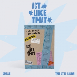 Genblue - Act Like That in the group CD / Upcoming releases / K-Pop at Bengans Skivbutik AB (5589190)