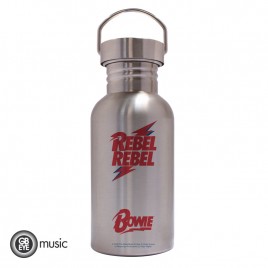 David Bowie - Canteen Steel Bottle - Logo in the group MERCHANDISE / Merch / Pop-Rock at Bengans Skivbutik AB (5589201)