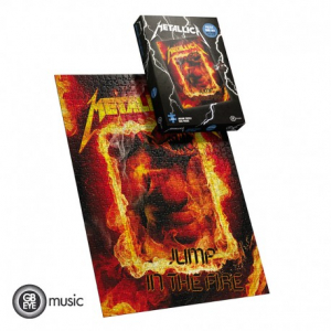 Metallica - Jigsaw Puzzle 1000 Pieces - Fire Demon in the group MERCHANDISE / Merch / Hårdrock at Bengans Skivbutik AB (5589203)