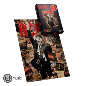 Ac/Dc  - Jigsaw Puzzle 1000 Pieces - Angus Collage in the group MERCHANDISE / Merch / Hårdrock at Bengans Skivbutik AB (5589204)