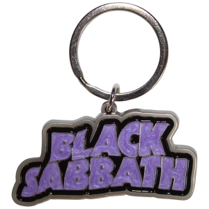 Black Sabbath - Wavy Logo Bordered Keychain in the group MERCHANDISE / Merch / Nyheter / Hårdrock at Bengans Skivbutik AB (5589215)