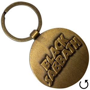 Black Sabbath - 3D Wavy Logo Double-Sided Keychain in the group MERCHANDISE / Merch / Nyheter / Hårdrock at Bengans Skivbutik AB (5589216)