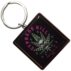 Cypress Hill - Leaf Skull Keychain in the group MERCHANDISE / Merch / Nyheter / Hip Hop-Rap at Bengans Skivbutik AB (5589220)