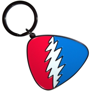 Grateful Dead - Red/Blue Plectrum Keychain in the group MERCHANDISE / Merch / Nyheter / Pop-Rock at Bengans Skivbutik AB (5589224)