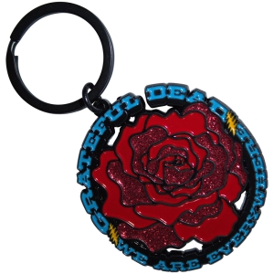 Grateful Dead - Everywhere Rose Keychain in the group MERCHANDISE / Merch / Nyheter / Pop-Rock at Bengans Skivbutik AB (5589229)